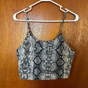 Snake crop top